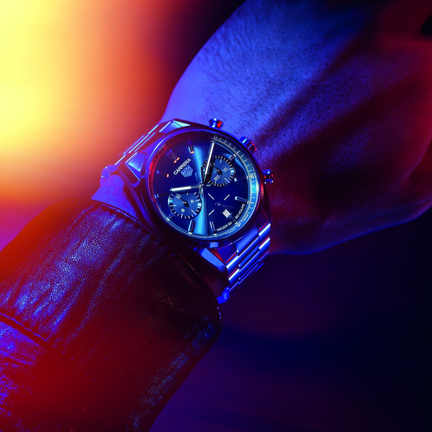 Tag Heuer Carrera Men's Blue Chronograph Watch