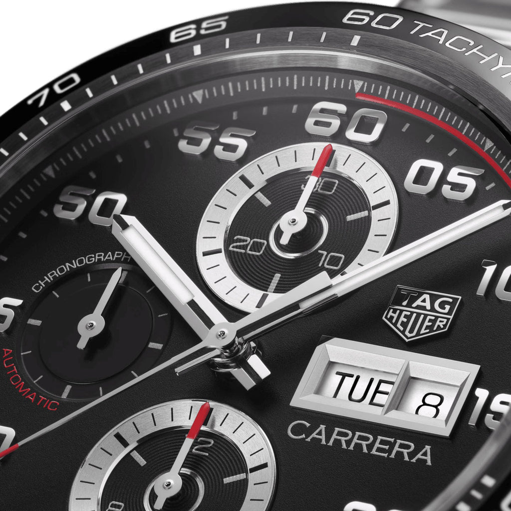 Tag Heuer Carrera Men's Black Chronograph Watch