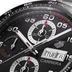 Tag Heuer Carrera Men's Black Chronograph Watch