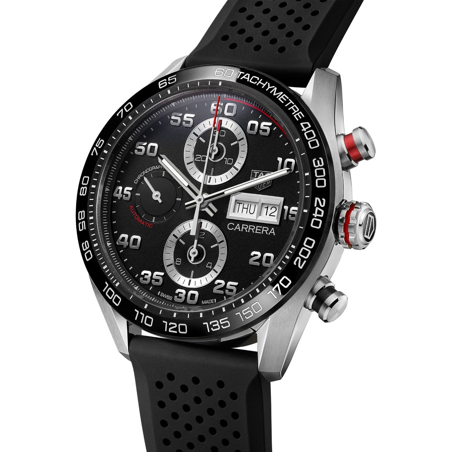 Tag Heuer Carrera Men's Black Chronograph Watch
