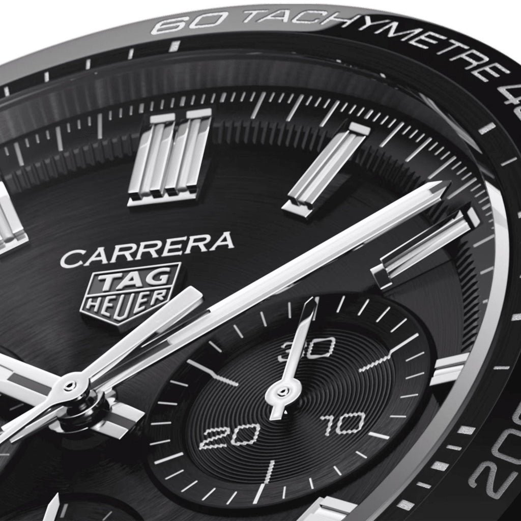 Tag Heuer Carrera Men's Black Chronograph Watch