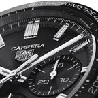 Tag Heuer Carrera Men's Black Chronograph Watch