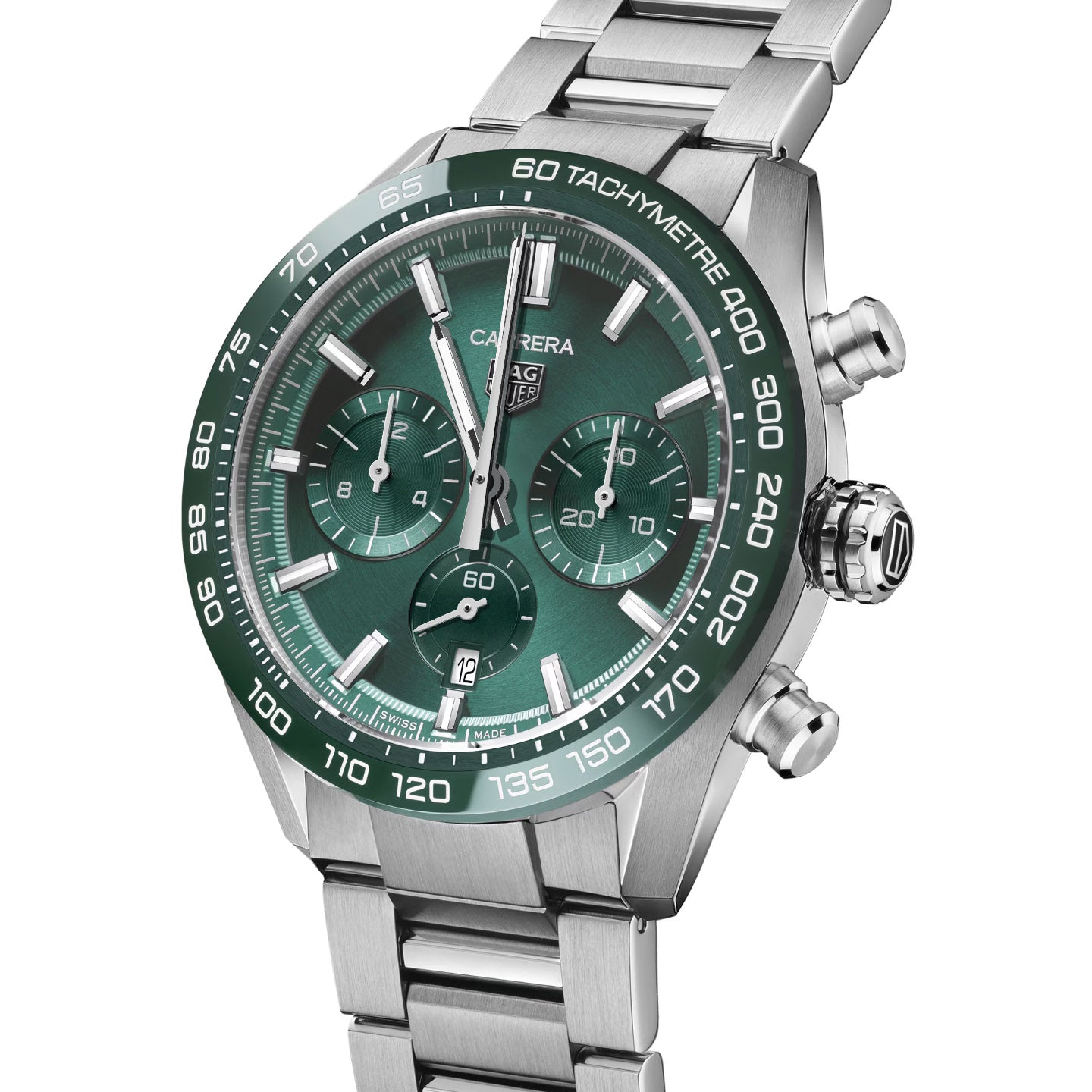 Tag Heuer Carrera Men's Green Chronograph Watch