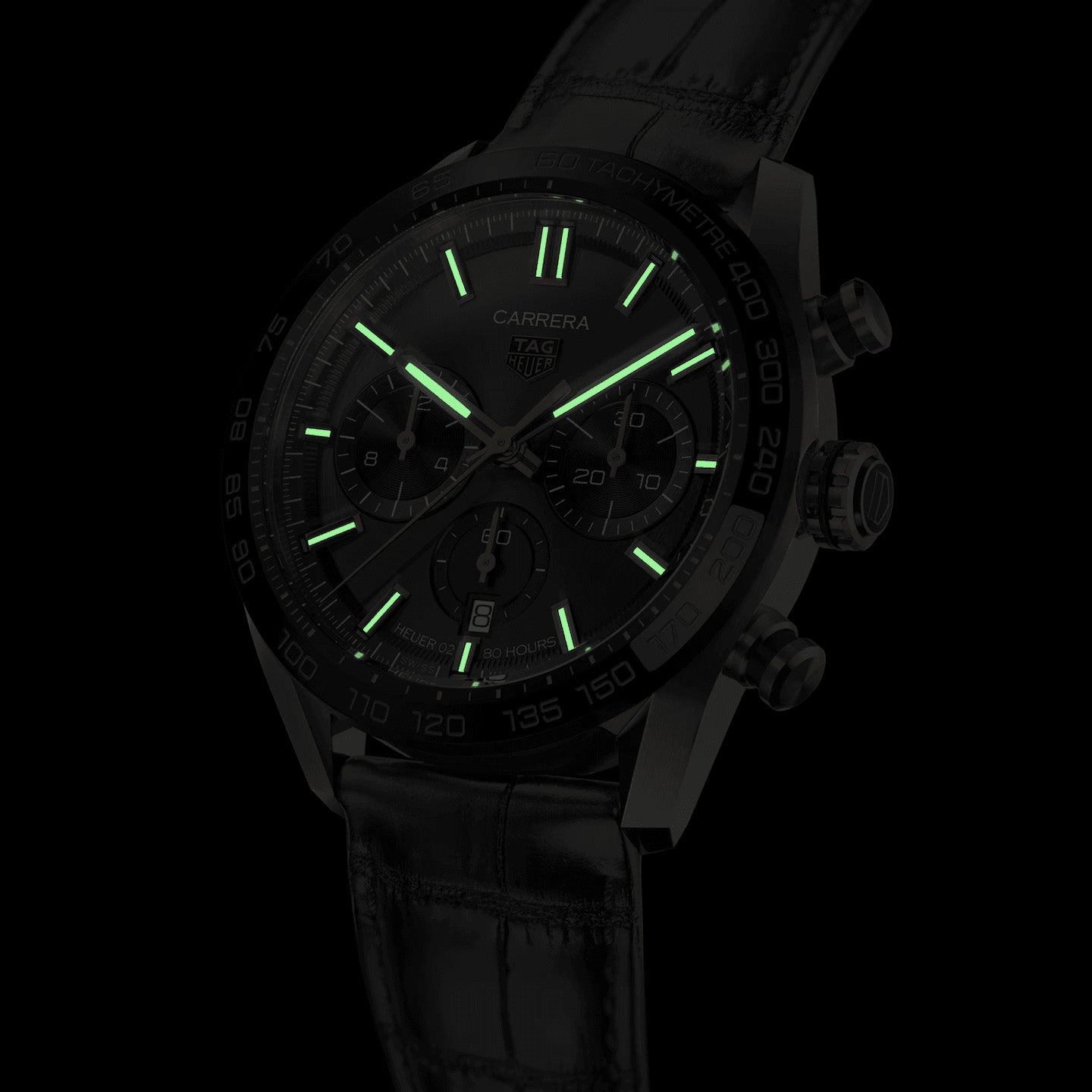 TAG Heuer Carrera Men's Black Chronograph Watch