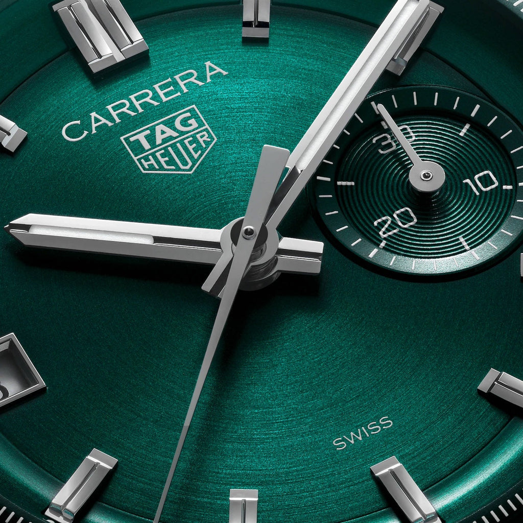 TAG Heuer Carrera Men's Green Chronograph Watch