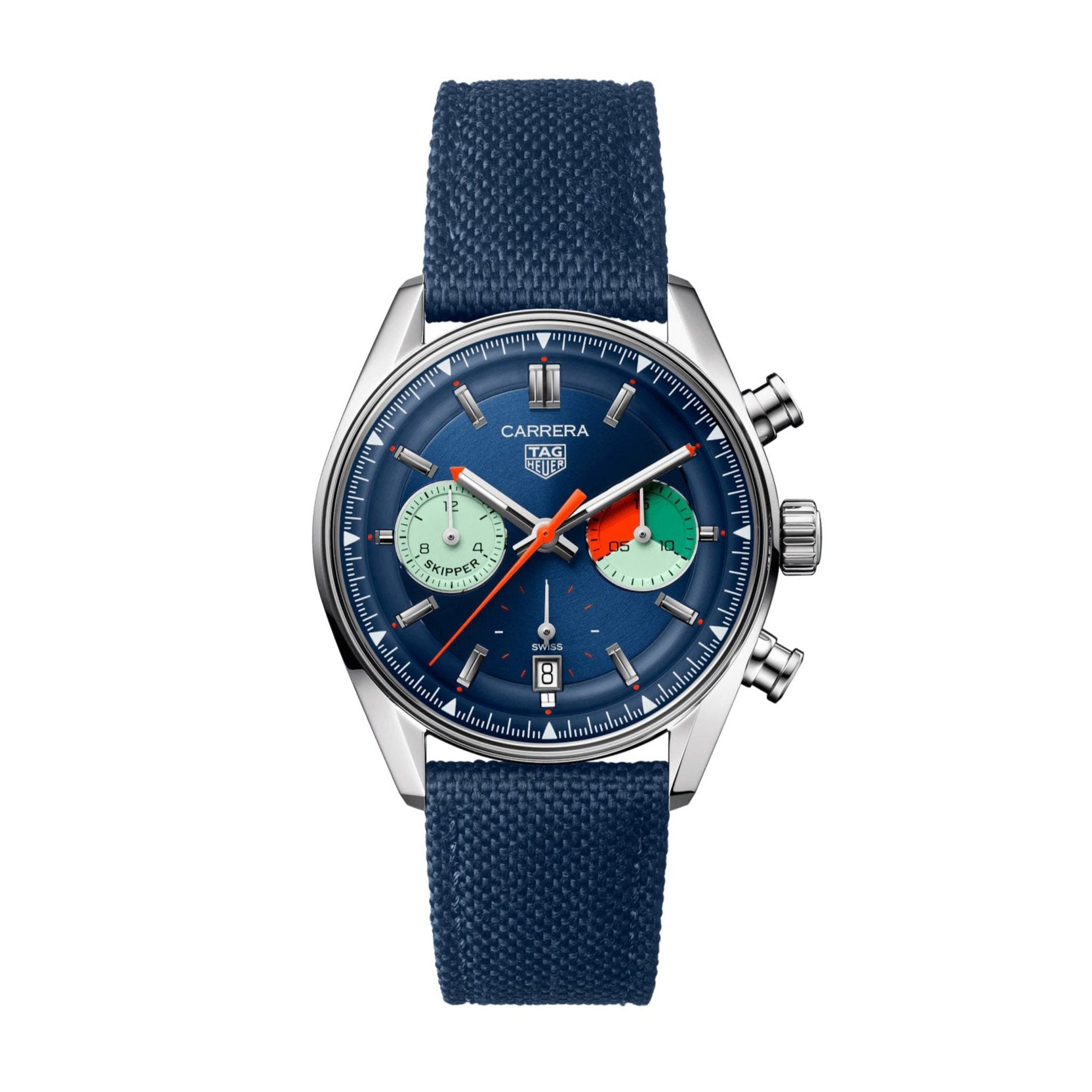 Tag Heuer Carrera Men's Blue Chronograph Skipper Watch