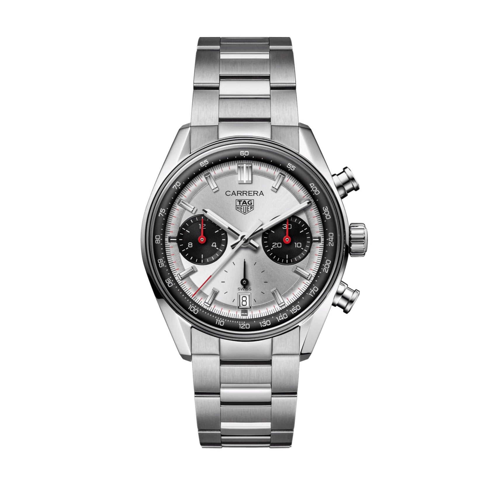 TAG Heuer Carrera Men's Silver Chronograph Watch