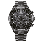 Citizen Attesa Satellite Wave Limited Edition Black Dial Stainless Steel Watch CC4067-66E