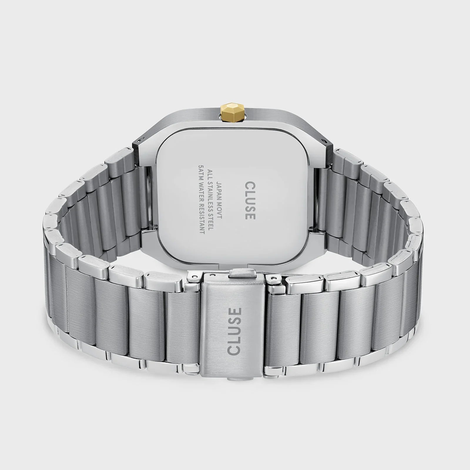 CLUSE Quadrus Multifunction Stainless Steel Silver Two Tone Men's Watch CW26201