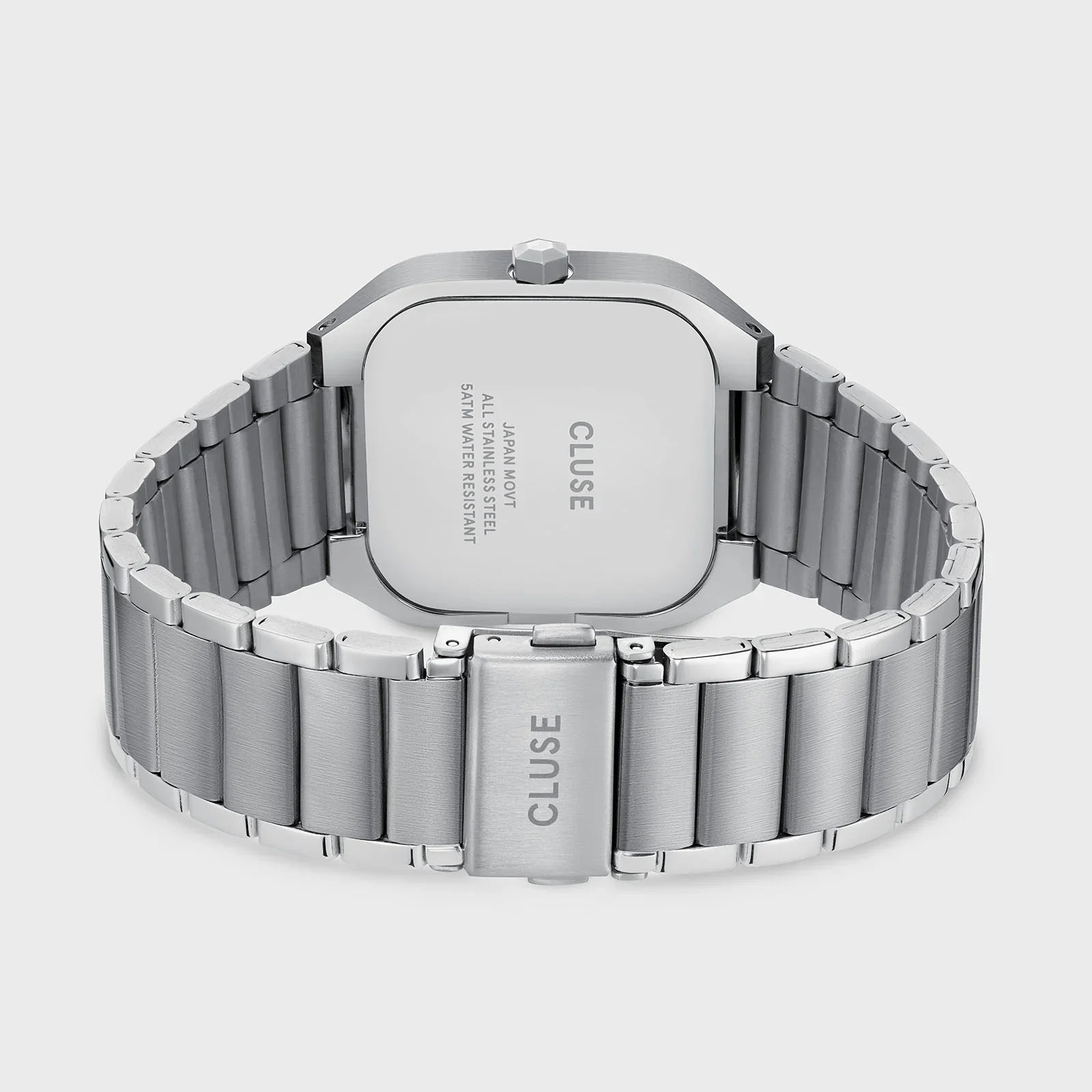 CLUSE Quadrus Multifunction Stainless Steel Green Dial Silver Men's Watch CW26202