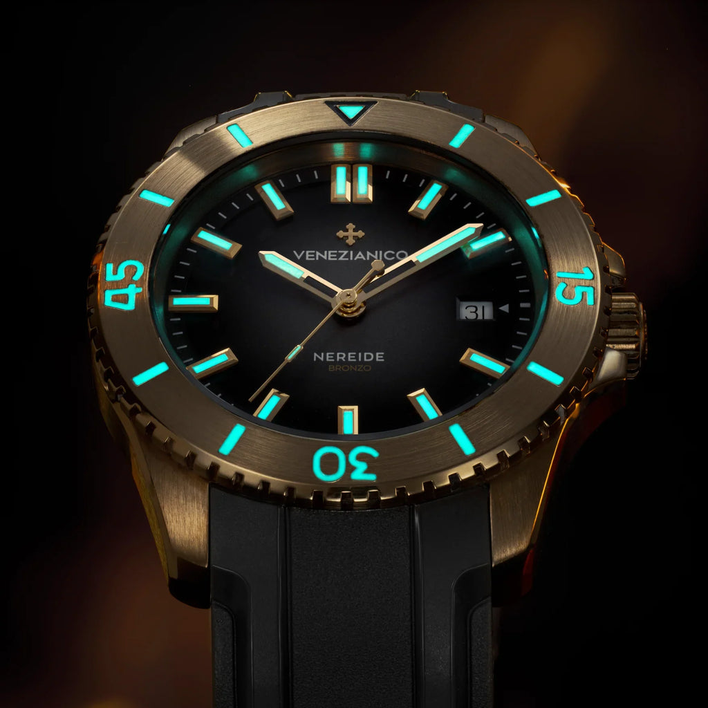 Venezianico Nereide Bronzo Men's Gold Grey Watch