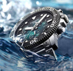 Tissot Seastar 1000 Chronograph Green Dial Silver Steel Strap Watch For Men - T120.417.11.091.01