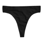 Cloud Cotton Thong in Black (Pack)