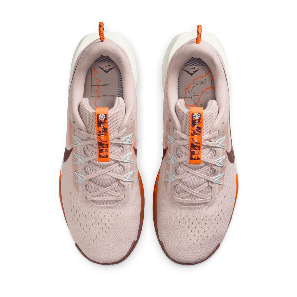 ReactX Pegasus Trail 5 Men's :Silt Red | Hyper Crimson