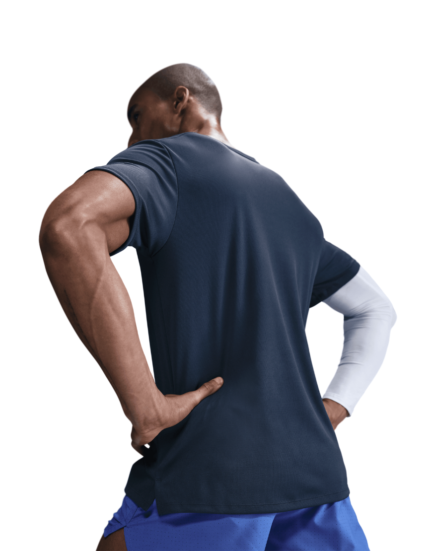 Men's Dri-FIT UV Miler Tee: Thunder Blue