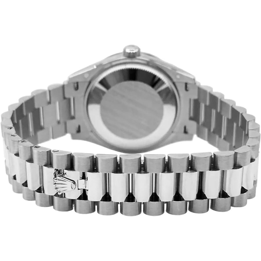 Rolex Lady-Datejust 26 Silver Roman Numeral Gold Women's Watch 179159