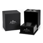 Edox Les Bèmonts Ladies Rose Gold Blue Watch