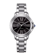Citizen Eco-Drive L Ceci Steel Black Dial Watch EM1160-58E