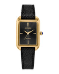 Citizen Eco-Drive Black Dial Leather Strap Watch EM1192-01E