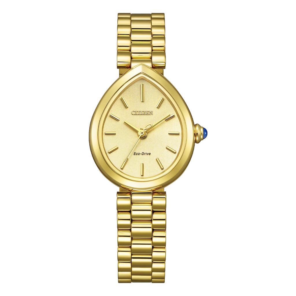 Ladies' Citizen Eco-Drive Rainell Gold-Tone EM1202-50P