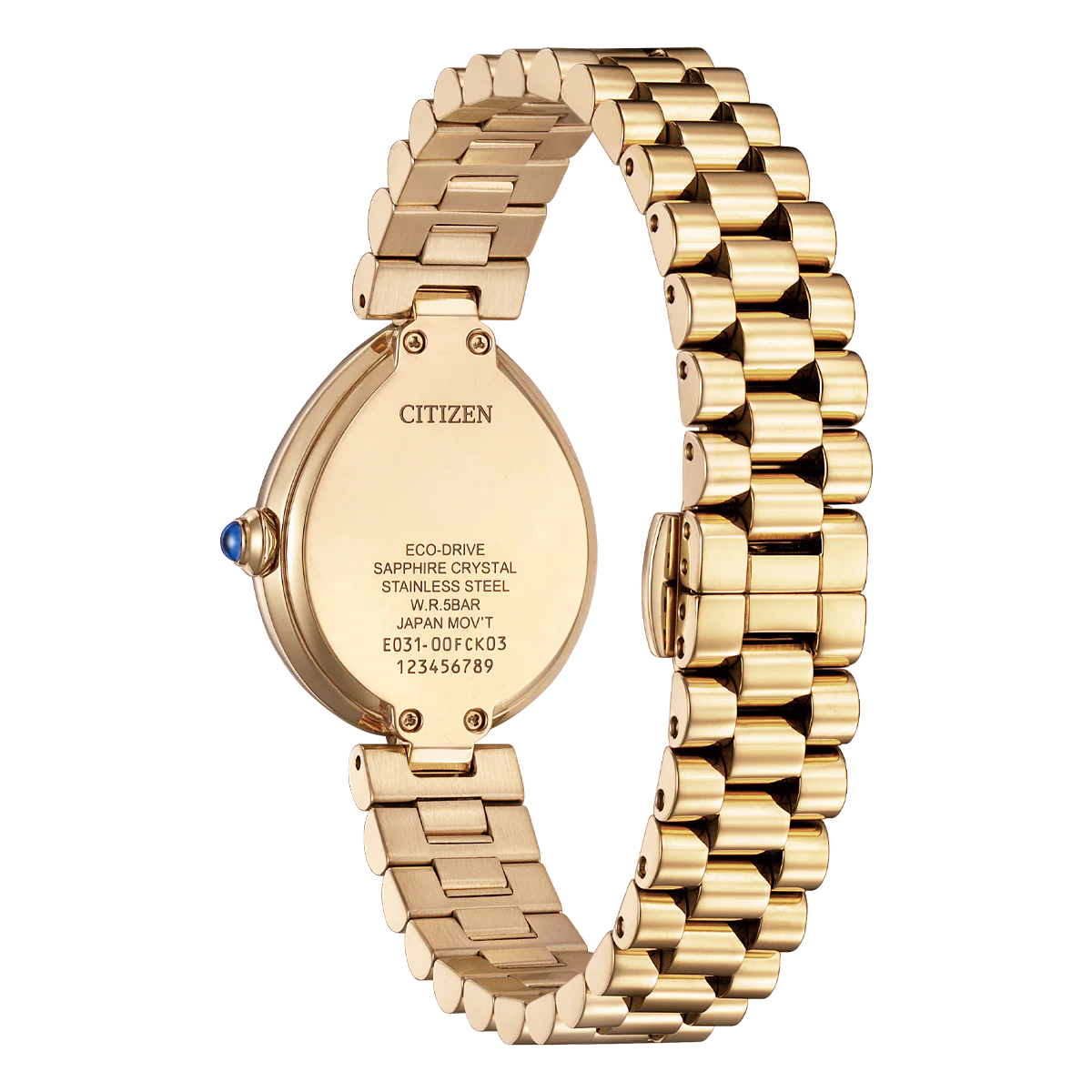 Ladies' Citizen Eco-Drive Rainell Rose Gold-Tone EM1203-57X