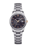 Citizen Eco-Drive Black Dial Stainless Steel Watch EW2317-76E