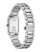 Citizen Eco-Drive L White Dial Stainless Steel Watch EW5620-55A