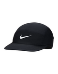 Nike Dri-FIT Fly Unstructured Swoosh Cap :Black | White