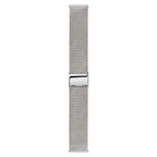 Mondaine Doppio 41mm White Dial Silver Mesh Bracelet Watch MLE.41210.SM