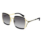 Gucci GG0593SK Oversized Square Sunglasses Black Grey