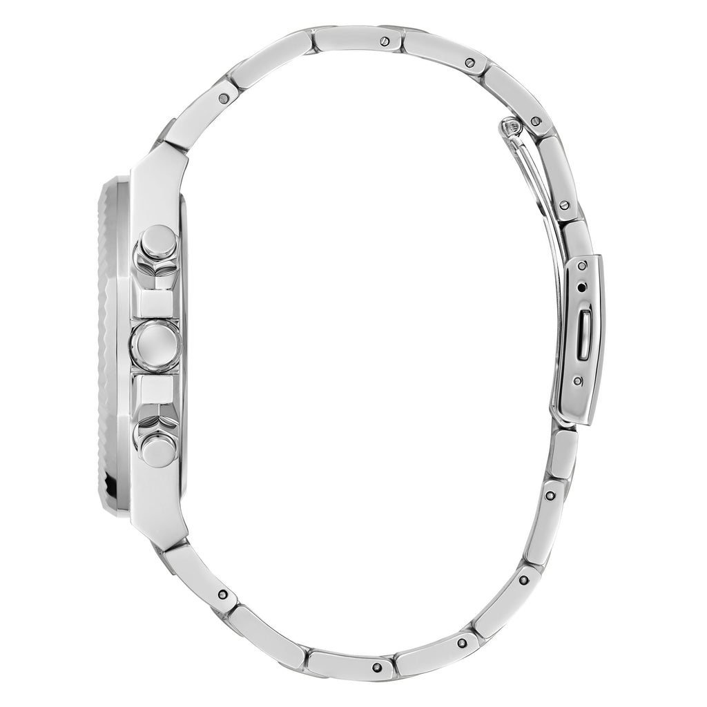 Guess Mens Silver Tone Multi-function Watch GW0703G1