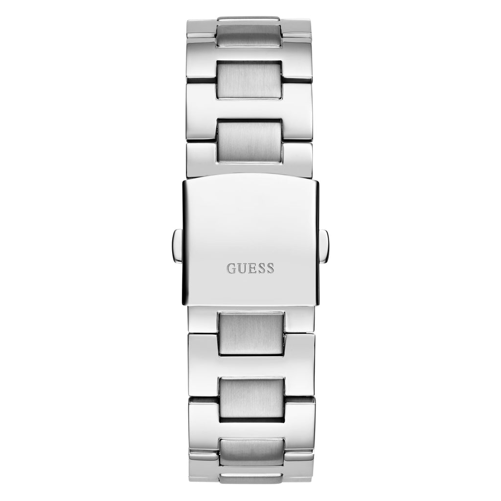 Guess Mens Silver Tone Multi-function Watch GW0703G1