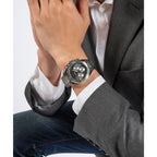 Guess Mens Silver Tone Multi-function Watch GW0703G1