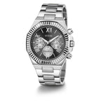 Guess Mens Silver Tone Multi-function Watch GW0703G1