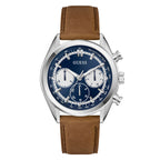 Guess Mens Brown Silver Tone Multi-function Watch GW0972G1