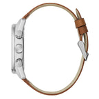 Guess Mens Brown Silver Tone Multi-function Watch GW0972G1