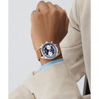 Guess Mens Brown Silver Tone Multi-function Watch GW0972G1