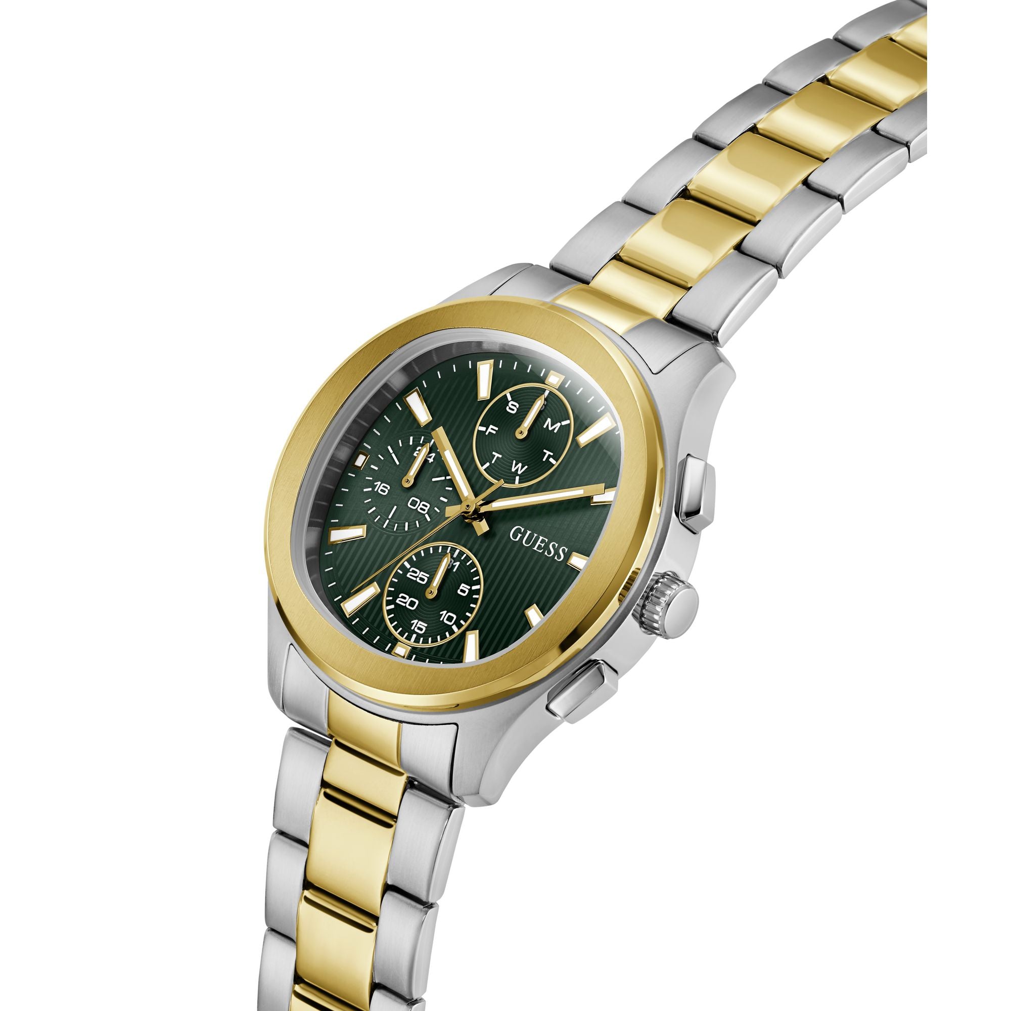 Guess Mens 2-Tone Analogue Watch GW1048G4