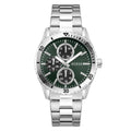 Guess Mens Silver Tone Analogue Watch GW1061G1
