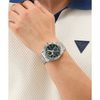 Guess Mens Silver Tone Analogue Watch GW1061G1