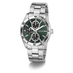 Guess Mens Silver Tone Analogue Watch GW1061G1