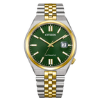 Citizen Tsuyosa Automatic Two Toned Jubilee Band Green Dial Watch NK0024-54X