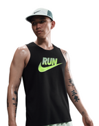 Men's Dri-FIT Miler Run Energy Tank Top :Black