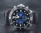 Tissot Seastar 1000 Chronograph Blue Dial Black Rubber Strap Watch For Men - T120.417.17.041.00
