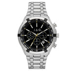 Jag Boss Silver Stainless Steel 46mm Watch for Men Classic Style