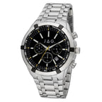Jag Boss Silver Stainless Steel 46mm Watch for Men Classic Style