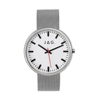 JAG Glebe Silver Stainless Steel 42mm Watch for Men 2023