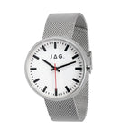 JAG Glebe Silver Stainless Steel 42mm Watch for Men 2023