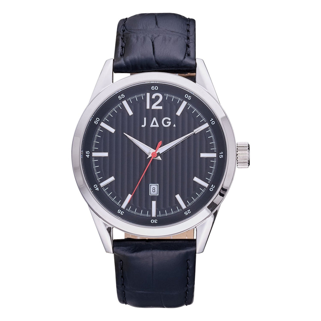 Jag Colo Silver Stainless Steel 44mm Watch for Men Elegant Design