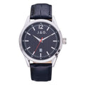 Jag Colo Silver Stainless Steel 44mm Watch for Men Elegant Design